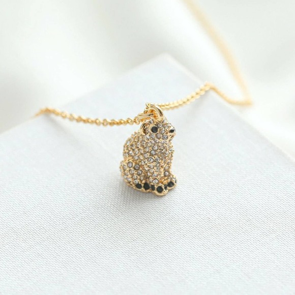 kate spade Jewelry - Kate Spade Cold Comfort Polar Bear Charm Necklace